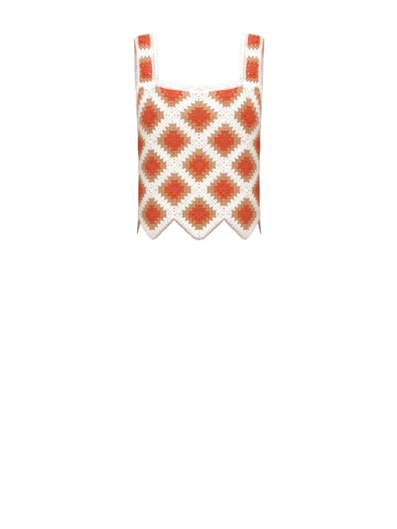 Top BIANCO +SABBIA