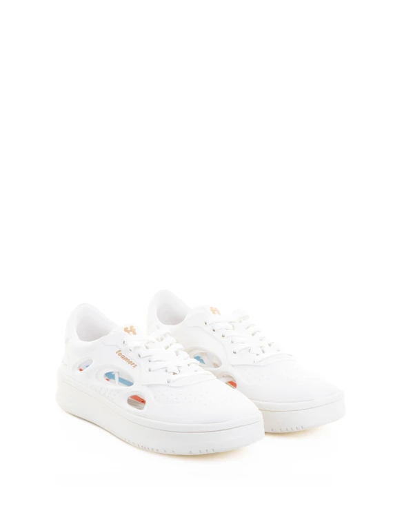 White Leather Sneaker