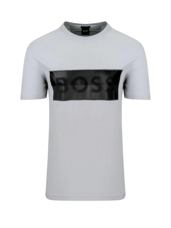 T-shirt con scritta logo