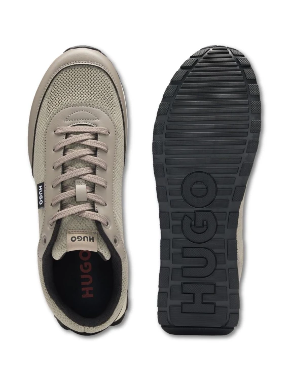 Sneaker greige uomo