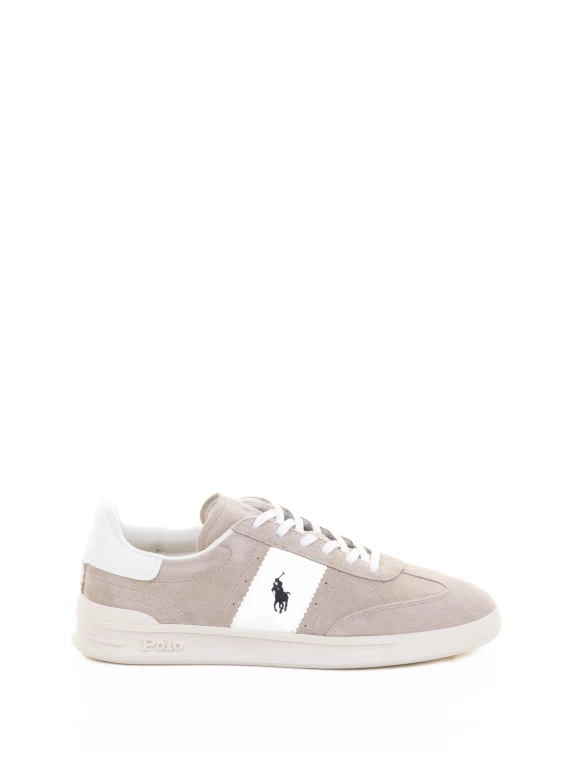 Sneaker beige in suede
