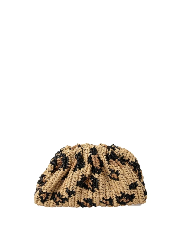 Pochette Game in crochet animalier