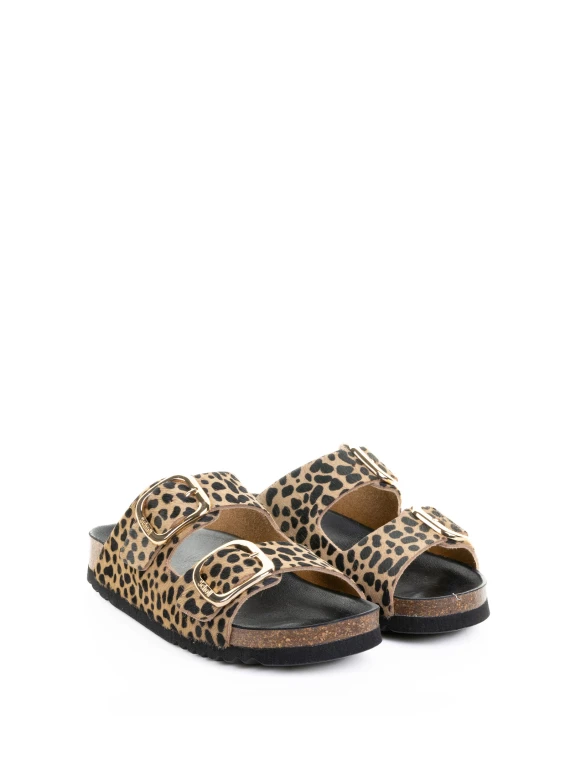 Noelle Leopard Slipper
