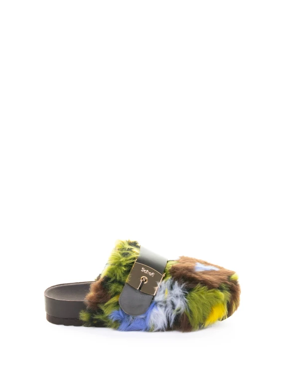 Sabot Alaska 3.0 in pelliccia sintetica multicolore