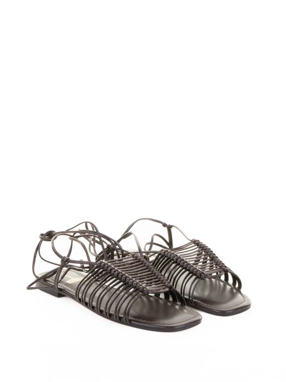 Choco sandal in calfskin