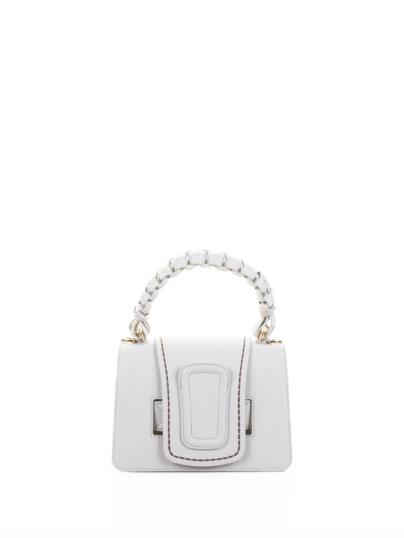 Borsa in pelle bianco latte