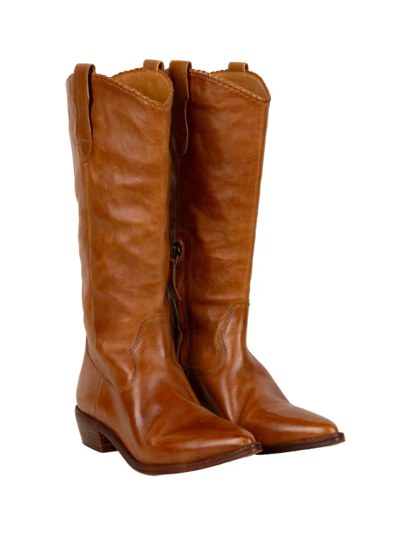 Boots Leather Brown